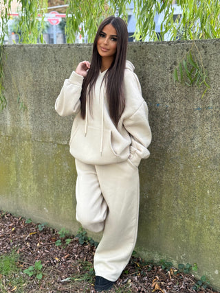 ENSEMBLE JOGGING OVERSIZE BEIGE