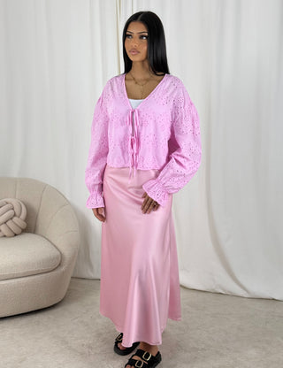 JUPE SATINÉE DUPE Z ROSE
